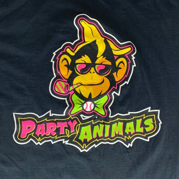 Party Animals Black Gildan Short Sleeve Crewneck Shirt Mens XL - Picture 2 of 4